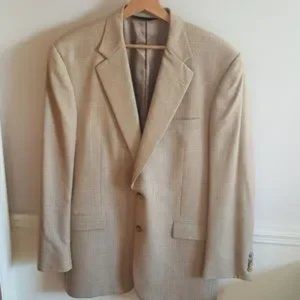 Burberry 100% Cashmere Plaid Kensington Blazer Sz 42L *flawed